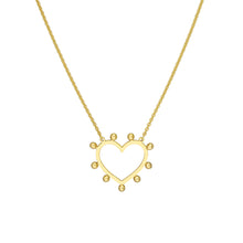 14K GOLD ERICA HEART NECKLACE
