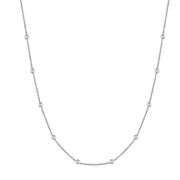 14K GOLD DIAMONDS BY THE YARD ABBY NECKLACE