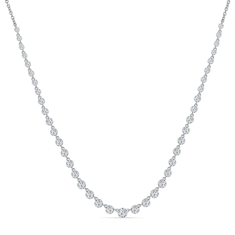 14K GOLD DIAMOND ZARA NECKLACE