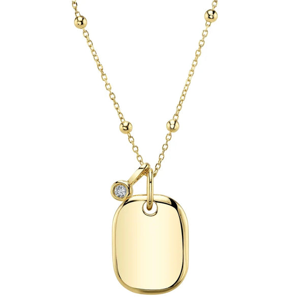 14K GOLD DIAMOND NAOMI NECKLACE