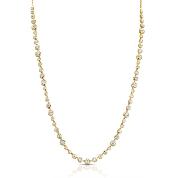 14K GOLD DIAMOND ALEXIS BEZEL NECKLACE