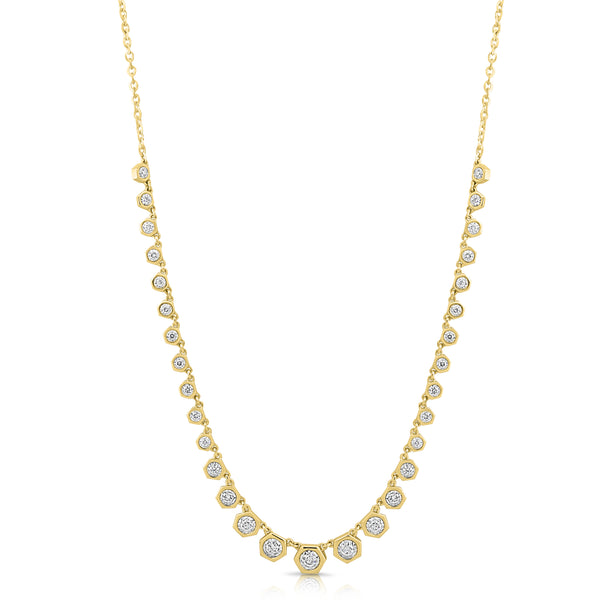 14K GOLD DIAMOND LIEL NECKLACE