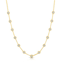 14K GOLD DIAMOND EYDIE NECKLACE