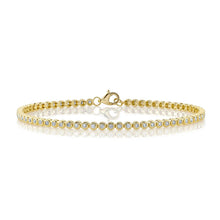 14K GOLD DIAMOND PERI BEZEL BRACELET