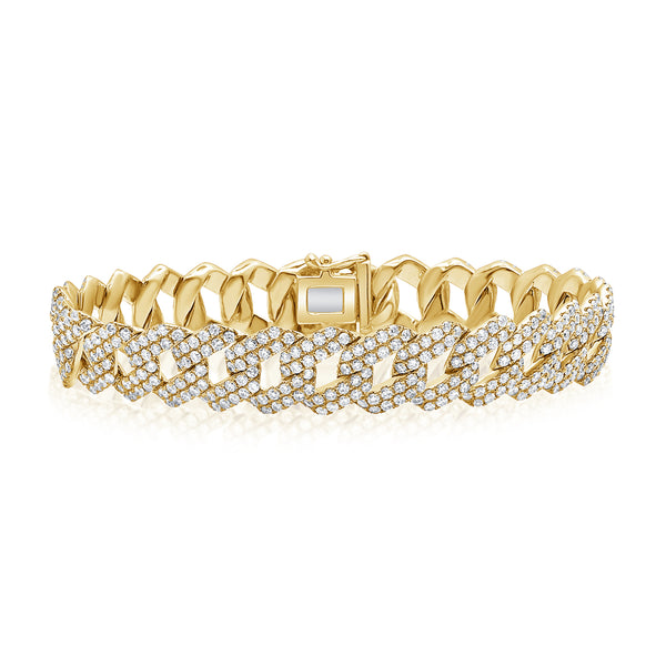 14K GOLD DIAMOND BREE BRACELET