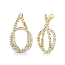 14K GOLD DIAMOND GISELLE EARRINGS