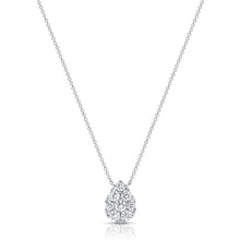 14K GOLD DIAMOND MIRANDA PEAR NECKLACE