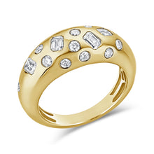 14K GOLD DIAMOND QUINN RING