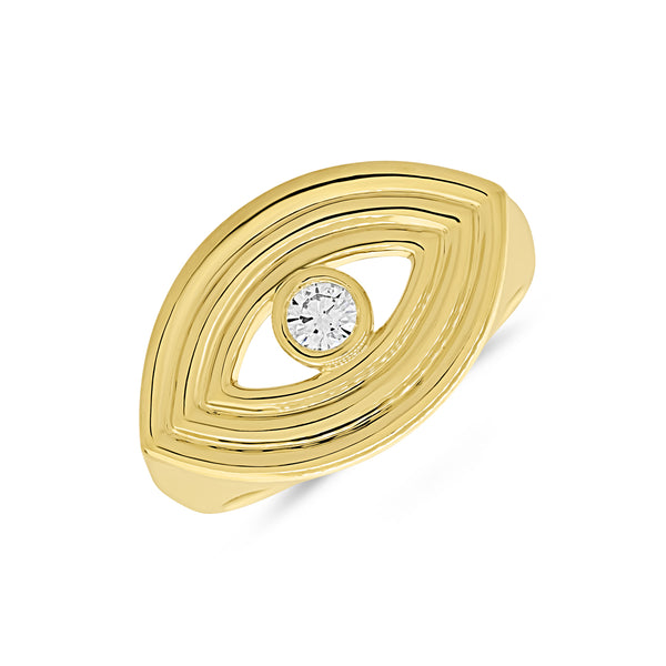 14K GOLD DIAMOND REMI RING