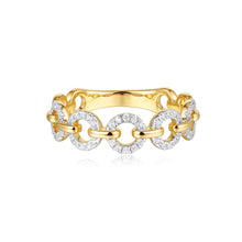 14K GOLD DIAMOND TINA RING