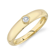 14K GOLD DIAMOND SAGE CIRCLE RING