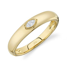14K GOLD DIAMOND SAGE MARQUISE RING