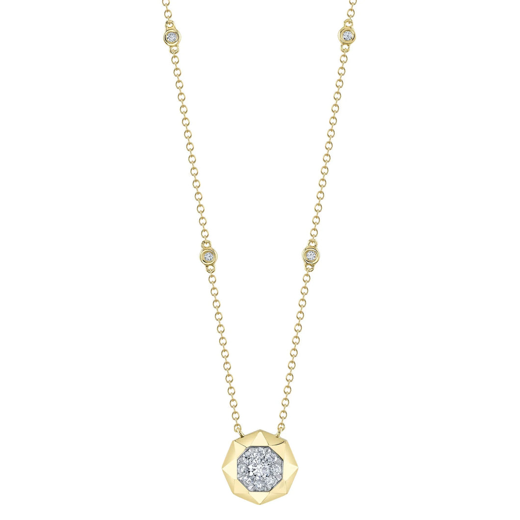 14K GOLD DIAMOND GAIL NECKLACE – Jen K Online