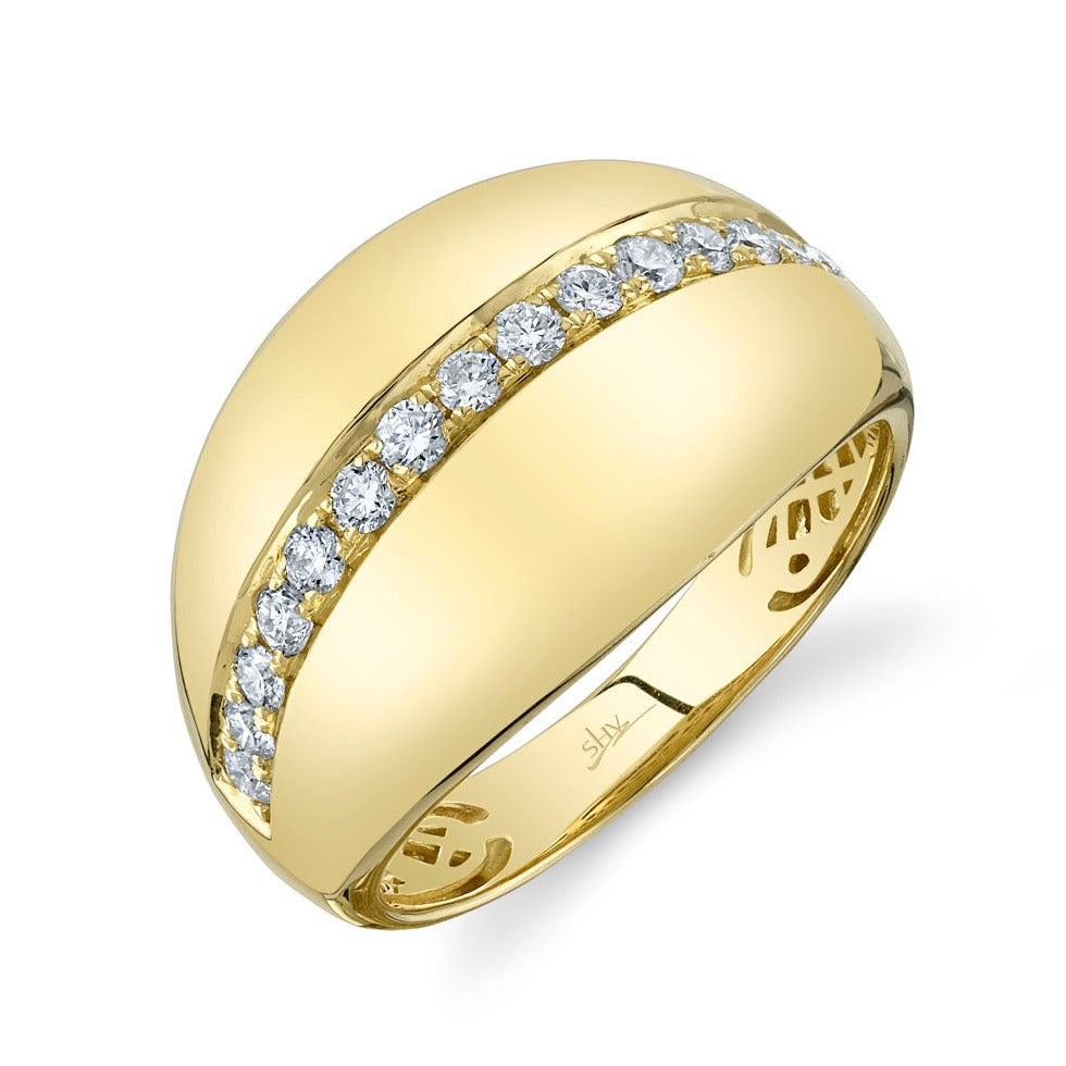 14K GOLD DIAMOND LAURA RING