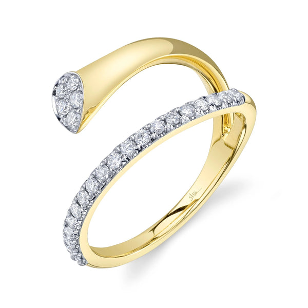 14K GOLD DIAMOND MAGGIE RING