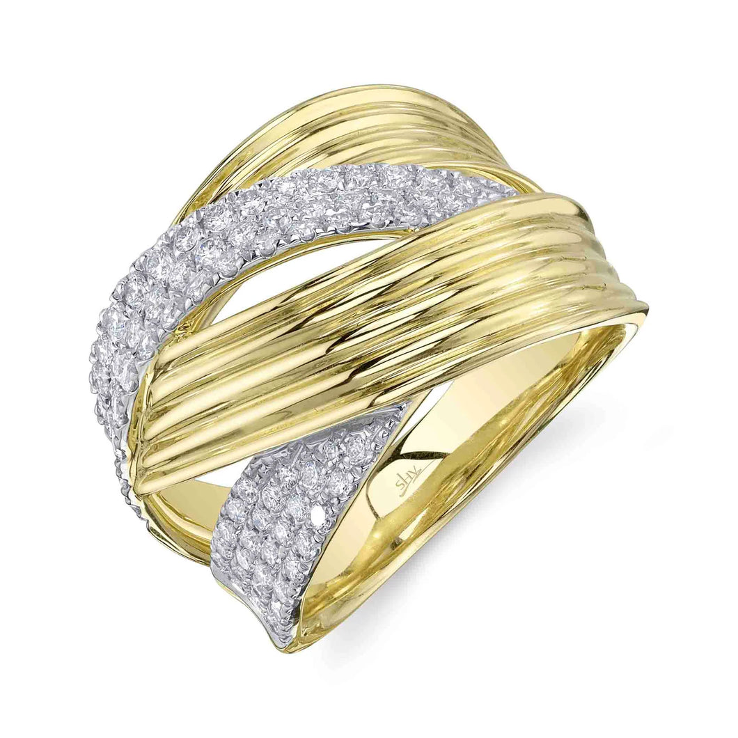 14K GOLD DIAMOND HAYDEN RING