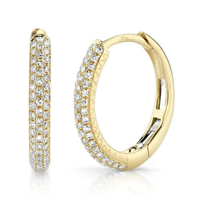 14K GOLD DIAMOND EDEN HUGGIES
