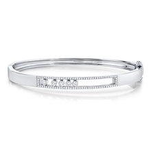 14K GOLD DIAMOND SHAY SLIDER BANGLE