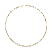 14K GOLD DIAMOND BRYCE BEZEL NECKLACE