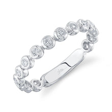 14K GOLD DIAMOND BARI BEZEL BAND