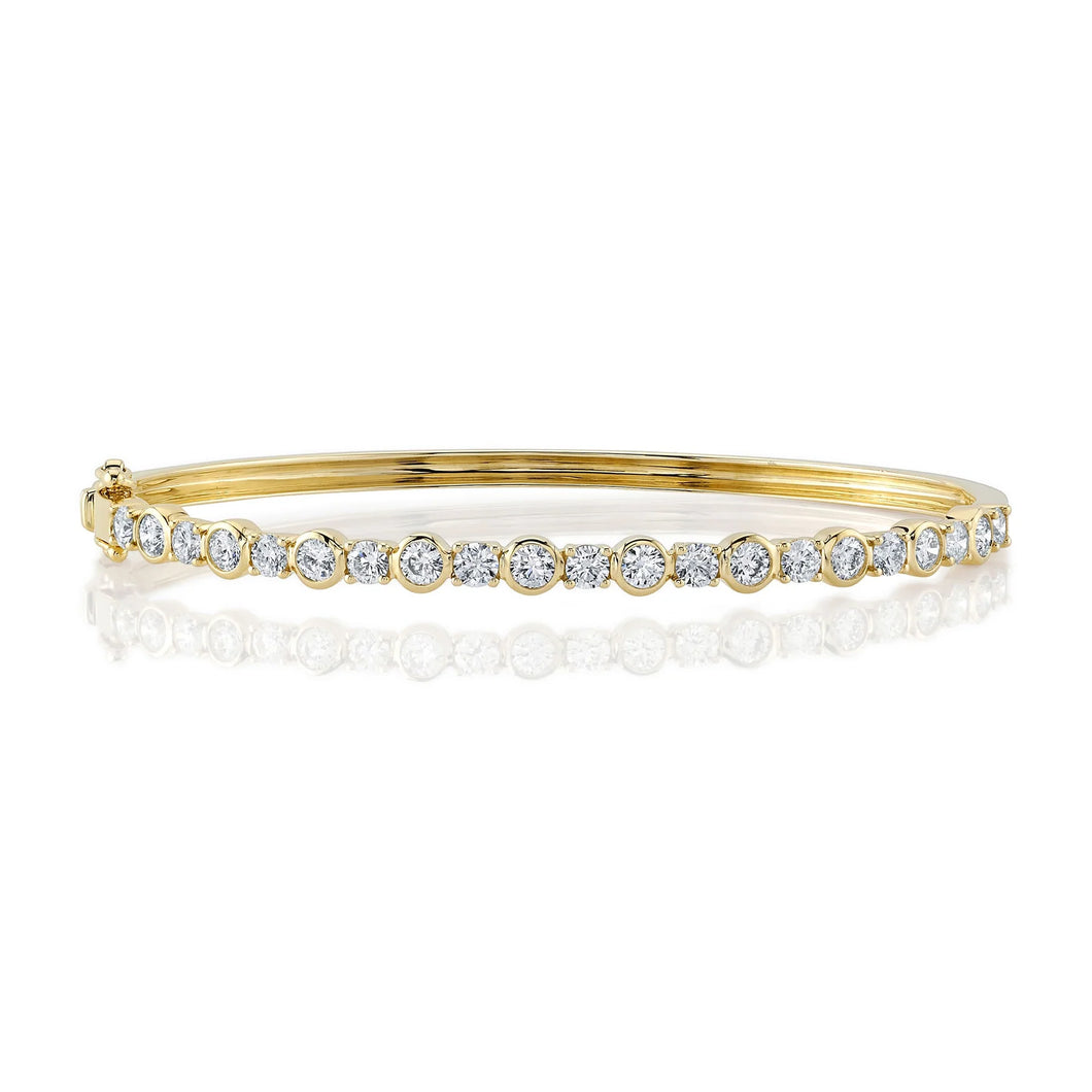 14K GOLD DIAMOND MARIAH BANGLE