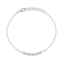 14K GOLD DIAMOND BARI BEZEL BRACELET