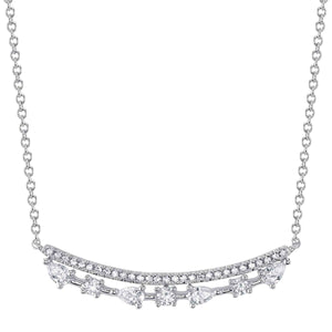 14K GOLD DIAMOND ELSA NECKLACE