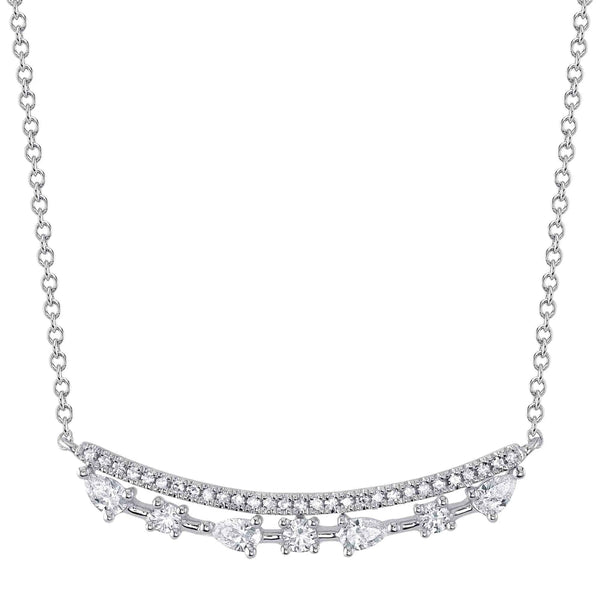 14K GOLD DIAMOND ELSA NECKLACE