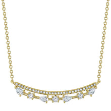 14K GOLD DIAMOND ELSA NECKLACE