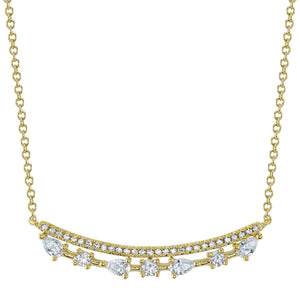 14K GOLD DIAMOND ELSA NECKLACE