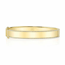 14K GOLD DIAMOND GEORGIA BANGLE