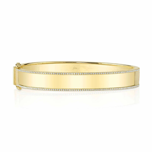 14K GOLD DIAMOND GEORGIA BANGLE