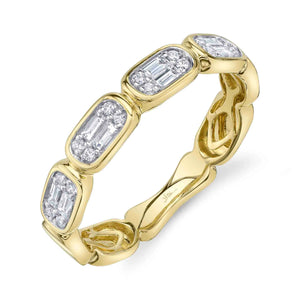 14K GOLD DIAMOND CHER RING