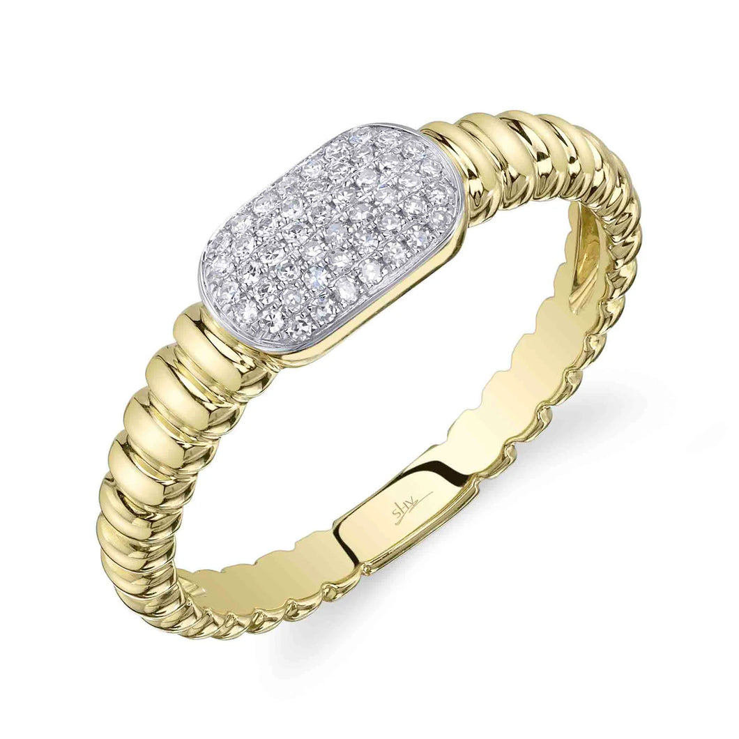 14K GOLD DIAMOND BRIA RING