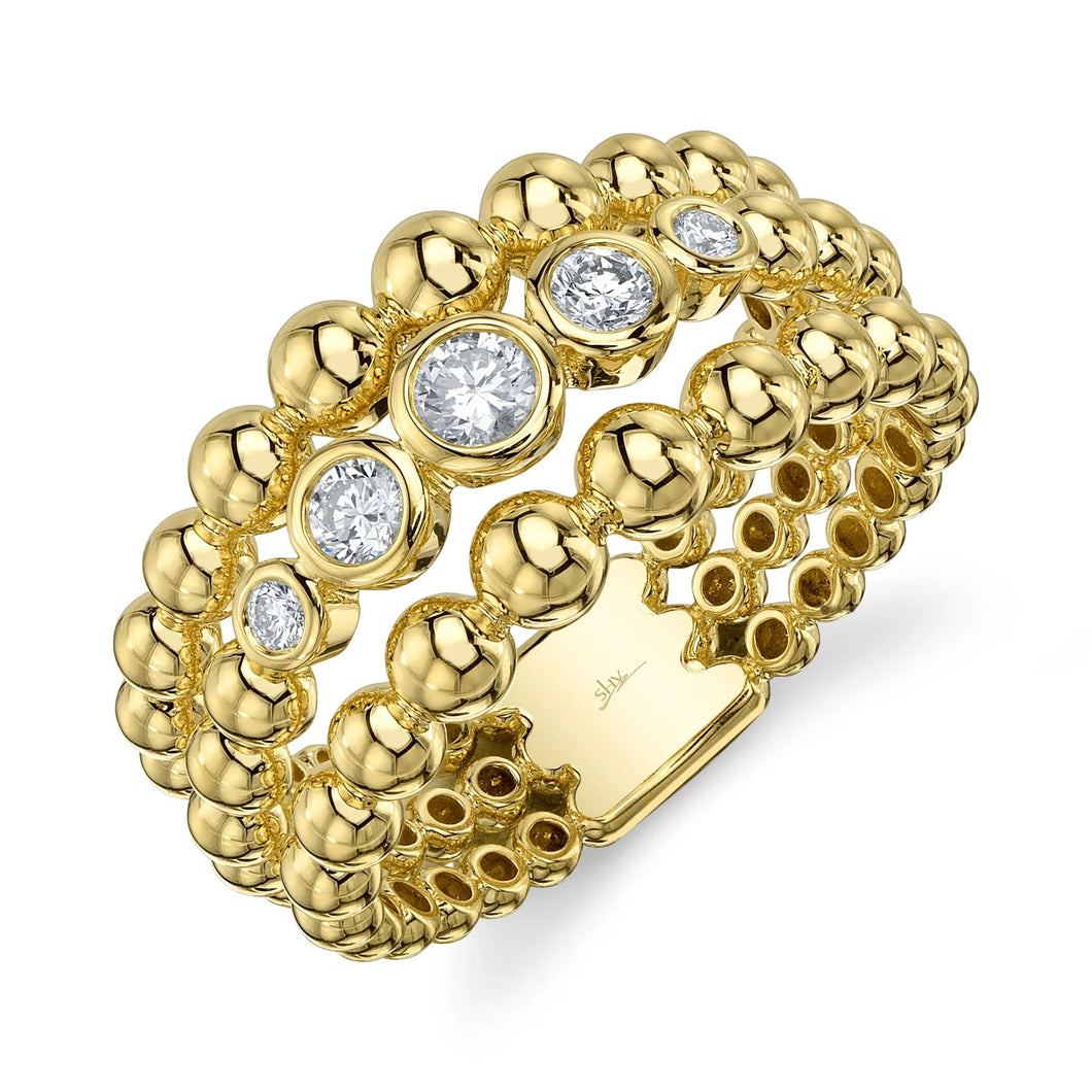 14K GOLD DIAMOND BRITNEY RING
