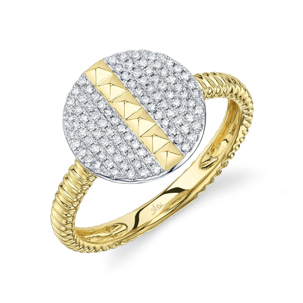 14K GOLD DIAMOND EVE RING