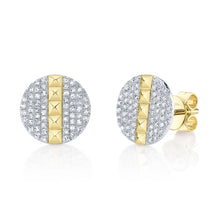 14K GOLD DIAMOND TRIXIE EARRINGS