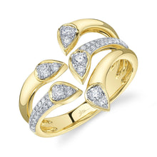 14K GOLD DIAMOND JULIE RING