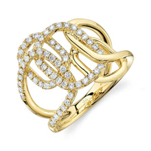 14K GOLD DIAMOND HEATHER RING