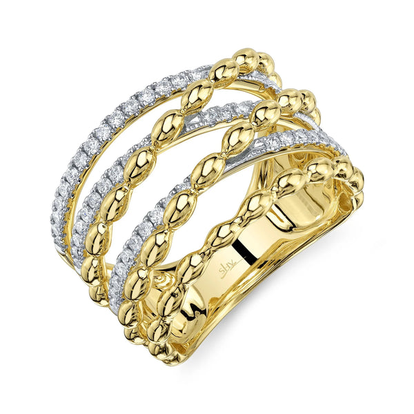 14K GOLD DIAMOND SIERRA RING