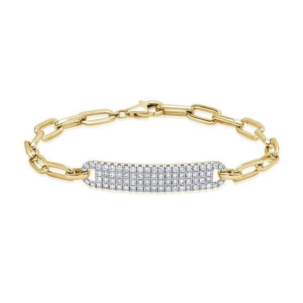 14K GOLD DIAMOND SELENA BRACELET
