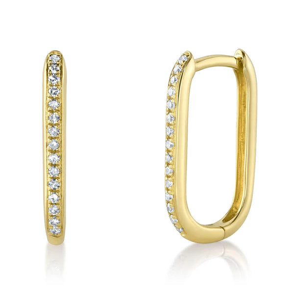 14K GOLD DIAMOND CAROLINE HUGGIES