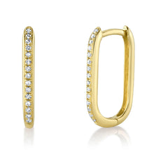 14K GOLD DIAMOND CAROLINE HUGGIES