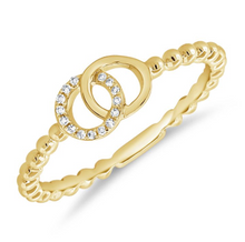 14K GOLD DIAMOND TOVA RING
