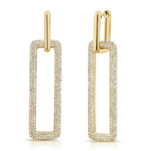 14K GOLD DIAMOND POLLY EARRINGS