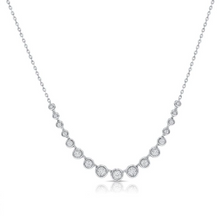 14K GOLD DIAMOND ANGIE BEZEL NECKLACE