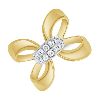 14K GOLD DIAMOND BRIANNA RING