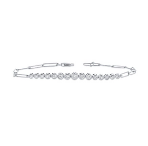 14K GOLD DIAMOND DANI BEZEL BRACELET