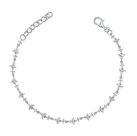 14K GOLD DIAMOND HATTIE BRACELET