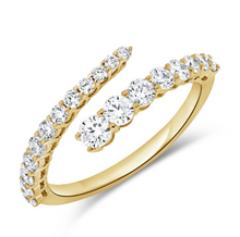 14K GOLD DIAMOND ADLEY RING
